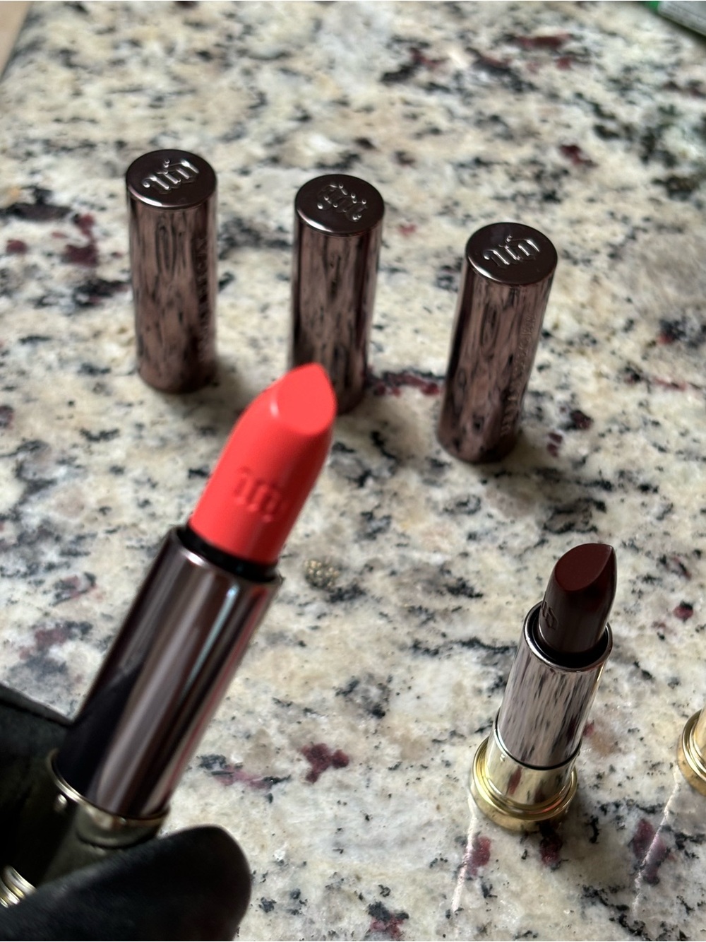 ✨New 3 Pc✨Urban Decay Trio Lipstick Set — Snitch, Disturbed, 714 - Picture 4 of 10